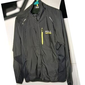 Polo by Ralph Lauren Black and Yellow Men's Performance Jacket